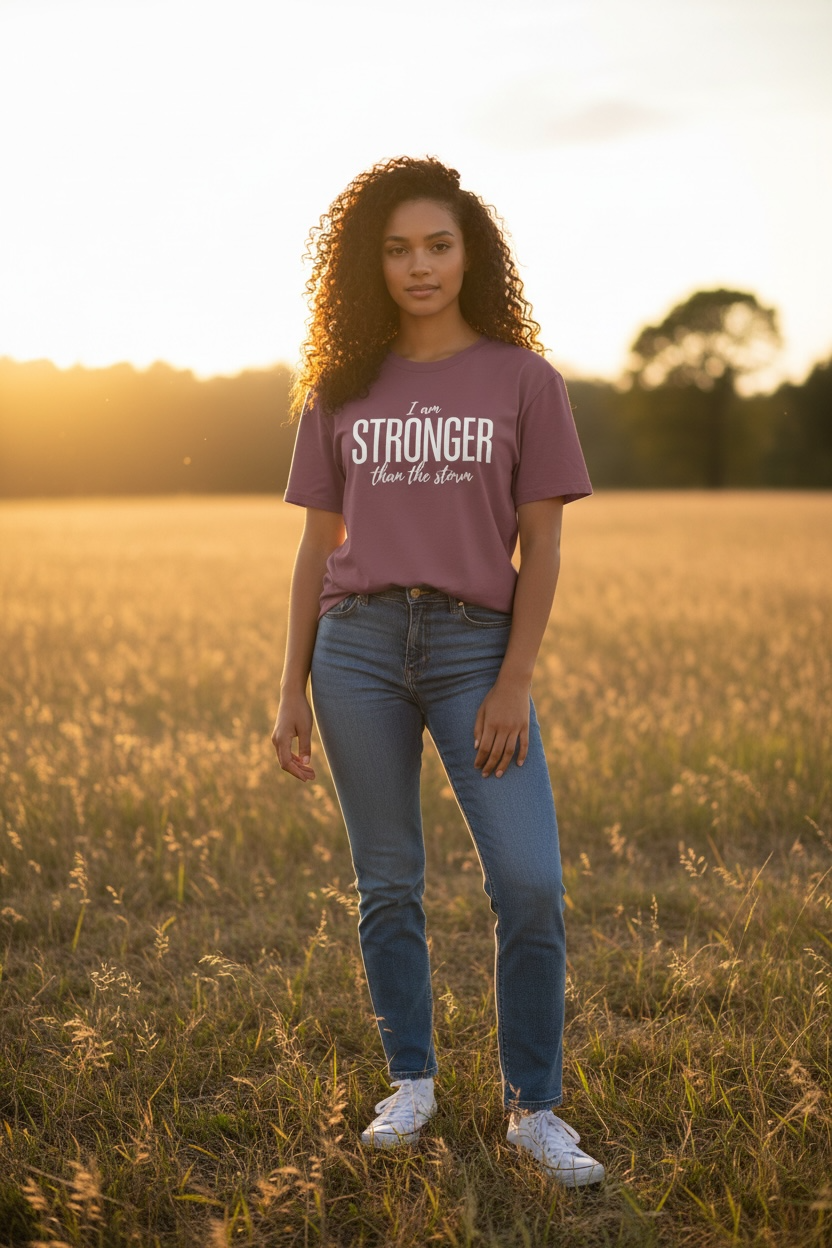 I am Stronger than the Storm Tee